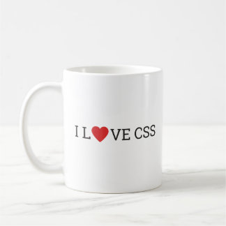 I Love CSS Mug
