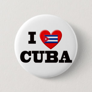 I Love Cuba 2 Inch Round Button