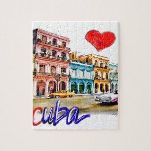 I love Cuba Jigsaw Puzzle