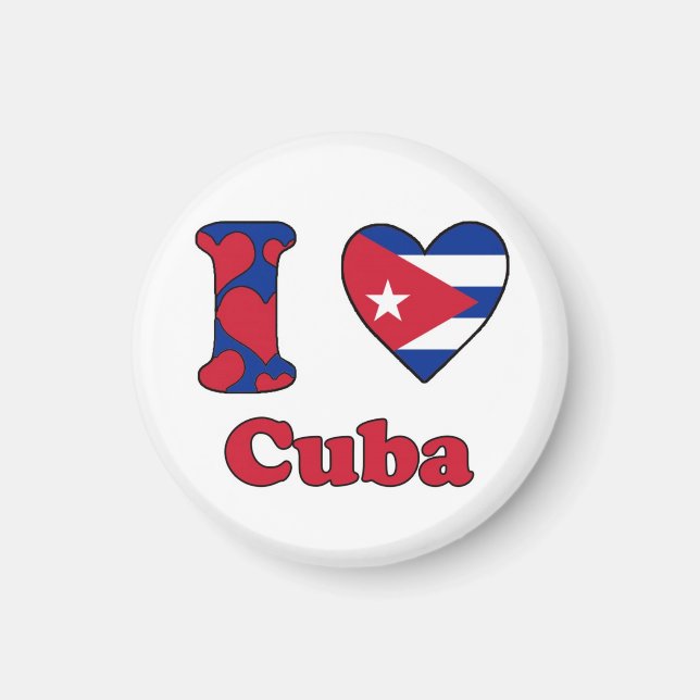 I love Cuba Magnet (Front)