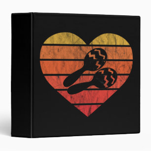 I Love Cuban Maracas Percussion Binder