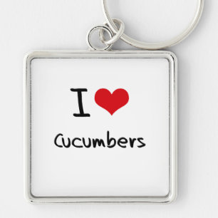 I love Cucumbers Keychain