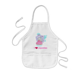 I love cupcakes kids apron