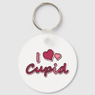 I Love Cupid Keychain