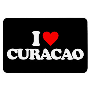 I LOVE CURACAO MAGNET