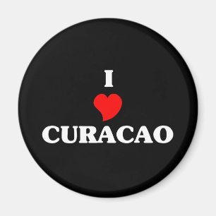 I Love Curacao Magnet