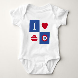 I love curling baby bodysuit