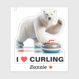 I love curling polar bear