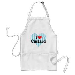 I Love Custard Standard Apron