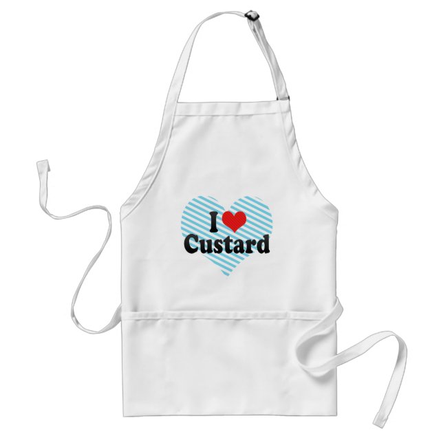 I Love Custard Standard Apron (Front)