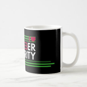 I Love Cybersecurity Coffee Mug