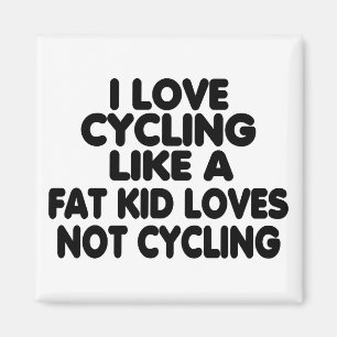 I Love Cycling Magnet