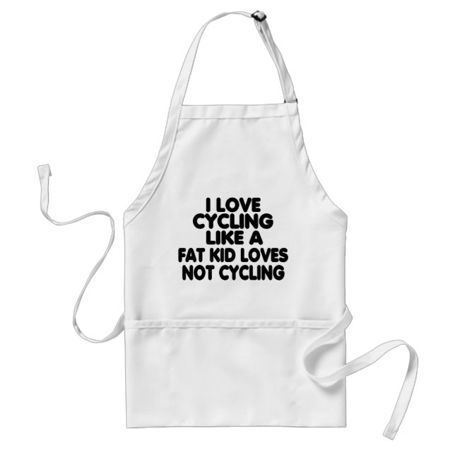 I Love Cycling Standard Apron (Front)