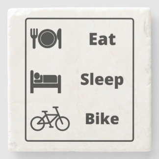 I love cycling stone coaster