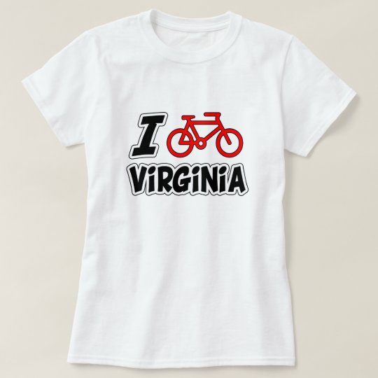 I Love Cycling Virginia T-Shirt