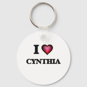 I Love Cynthia Keychain