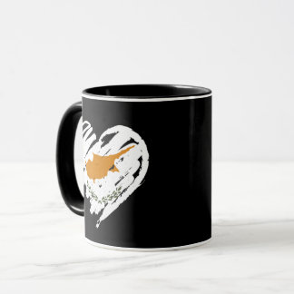 I Love Cyprus - Cypriot Flag Heart Mug