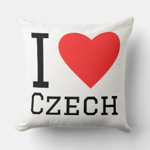 I love czech throw pillow