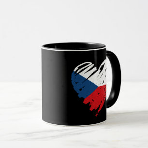 I Love Czechia - Czech Flag Heart Mug