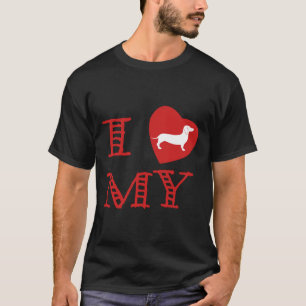 I Love Dachshund T-Shirt