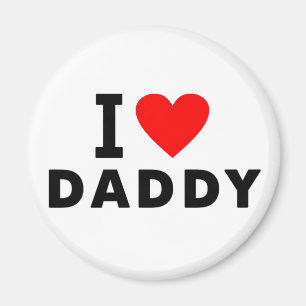 i love dad heart daddy text message father symbol magnet