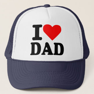 I love dad trucker hat