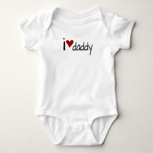 I Love Daddy Baby Bodysuit