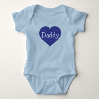 I love Daddy blue heart
