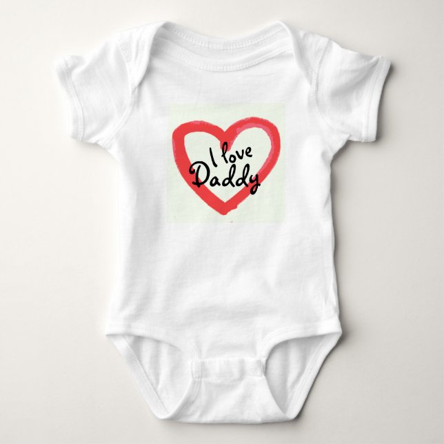 I Love Daddy Bodysuit (Front)