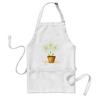I LOVE DAISIES STANDARD APRON