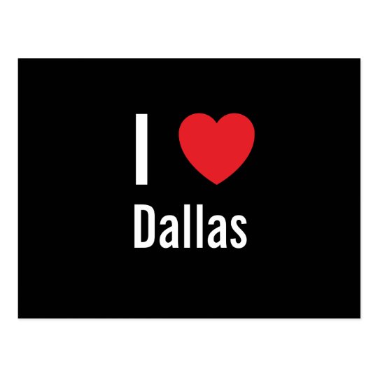 I love Dallas Postcard