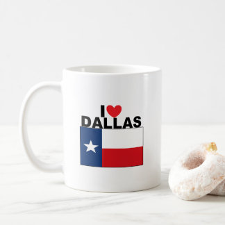 I Love Dallas, TX Coffee Mug