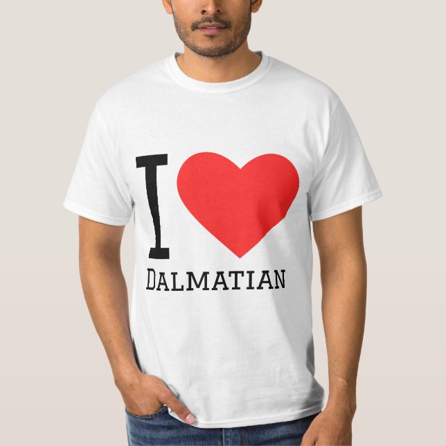 I love dalmatian  T-Shirt (Front)