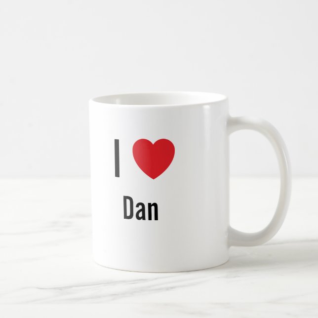 I love Dan Coffee Mug (Right)