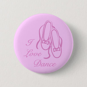 I Love Dance 2 Inch Round Button