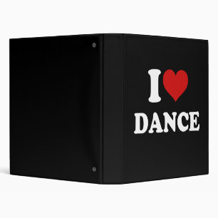 I Love Dance Binder