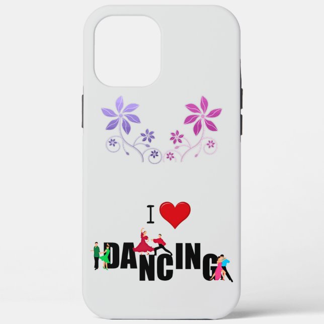 I Love Dancing iPhone / iPad case (Back)
