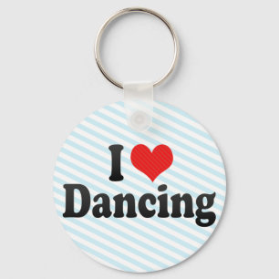 I Love Dancing Keychain