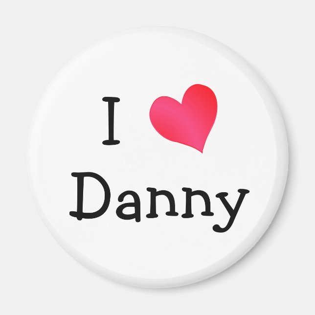 I Love Danny Magnet (Front)