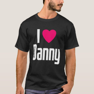 I Love Danny Pink Heart I Heart Danny T-Shirt