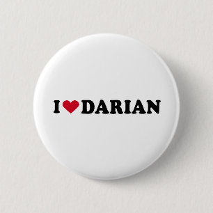 I LOVE DARIAN 2 INCH ROUND BUTTON