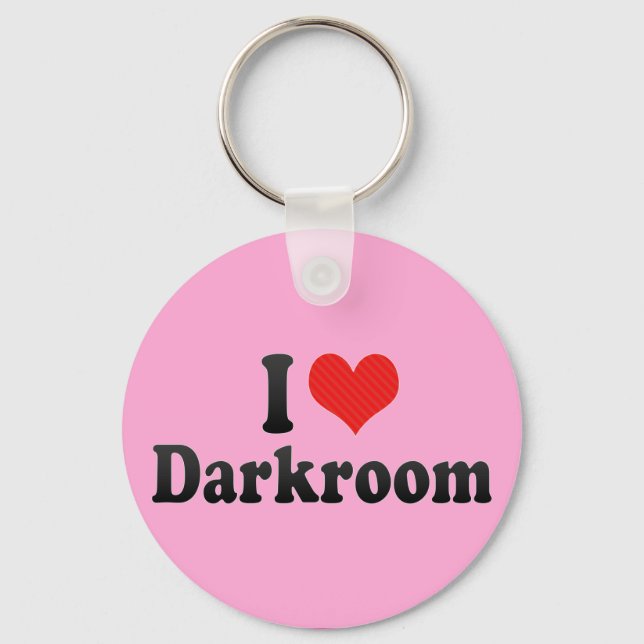 I Love Darkroom Keychain (Front)