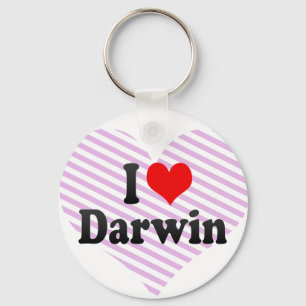 I love Darwin Keychain