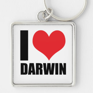 I love Darwin Keychain