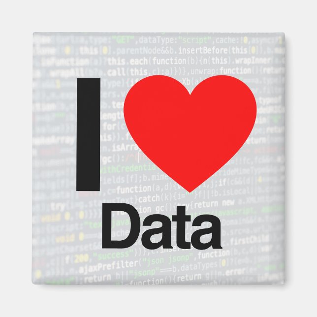 i love data magnet (Front)