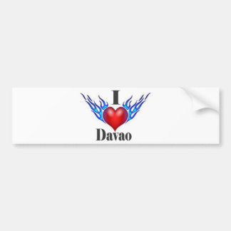 I Love Davao.jpg Bumper Sticker