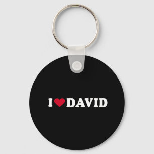 I LOVE DAVID KEYCHAIN