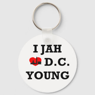 I Love DC Keychain