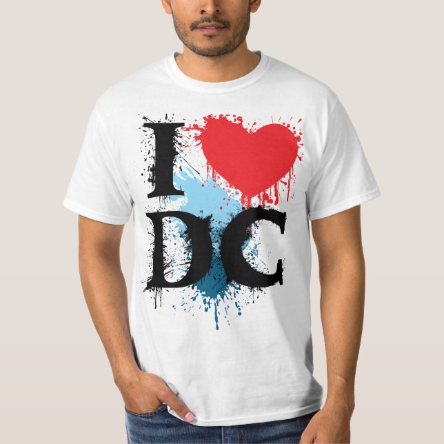 I Love DC - Paint T-Shirt (Front)