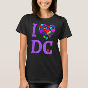 I Love DC T Shirt Heart Design Washington D.C. Shi